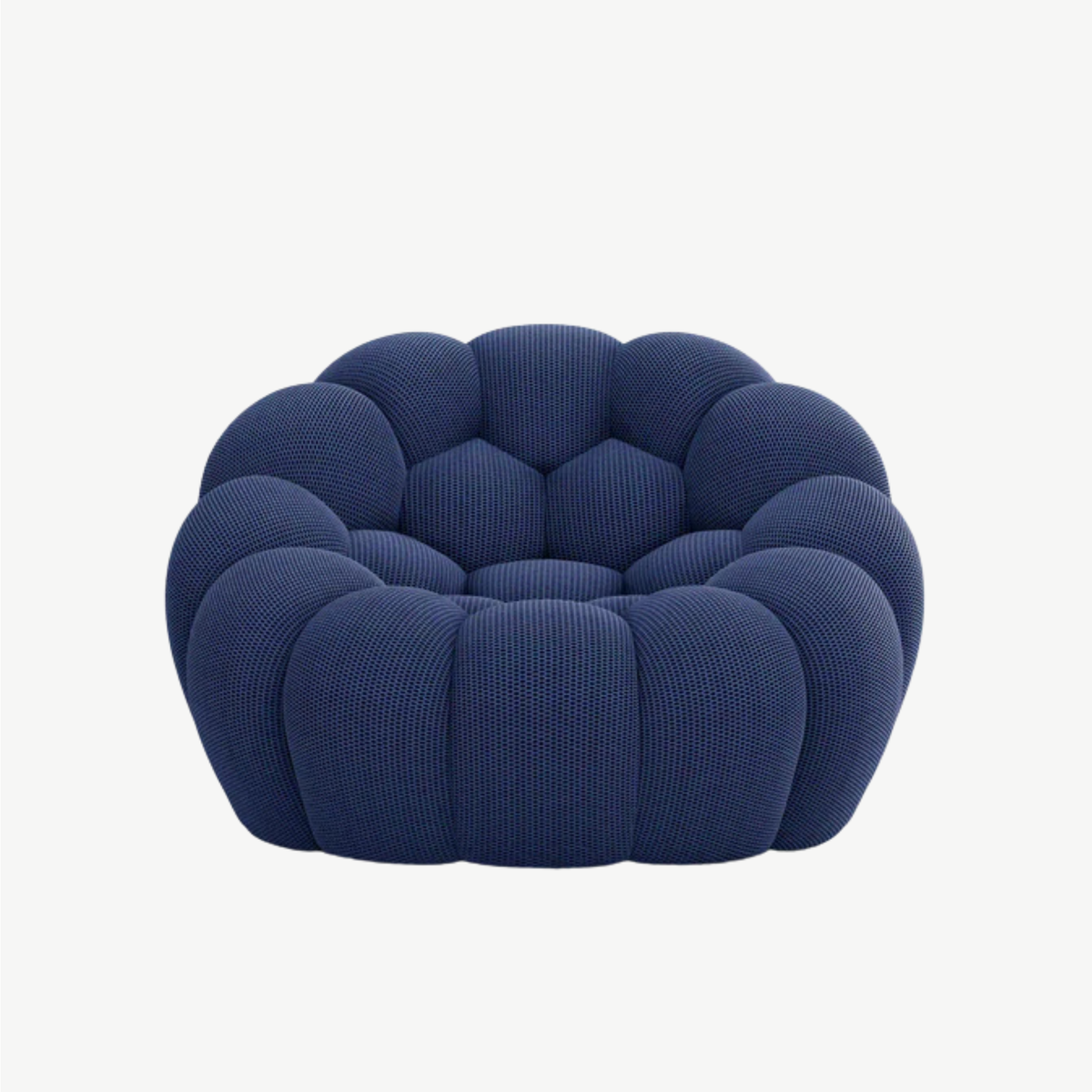 BULÉA Mini – Design-Sessel Nachtblau, komprimiert geliefert – Ansicht 3