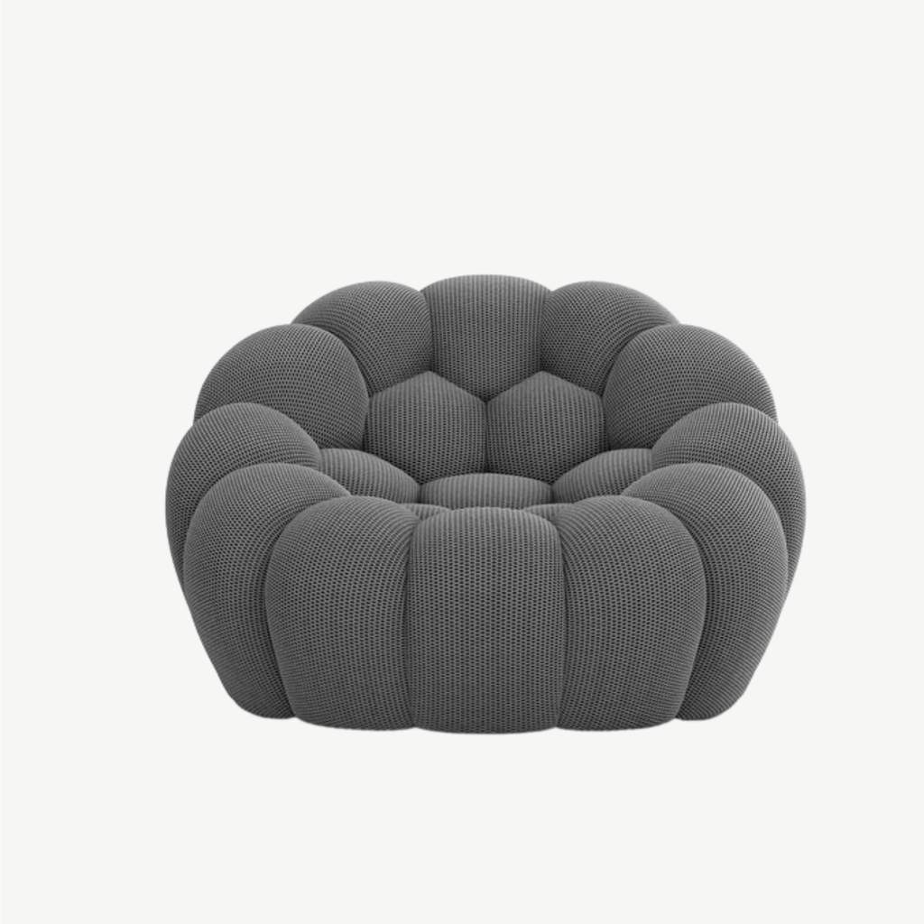 BULÉA Mini – Design-Sessel Anthrazit, komprimiert geliefert – Ansicht 3