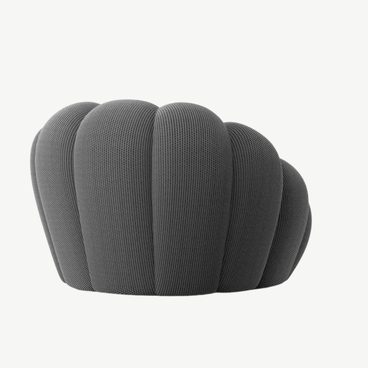 BULÉA Mini – Design-Sessel Anthrazit, komprimiert geliefert – Ansicht 5