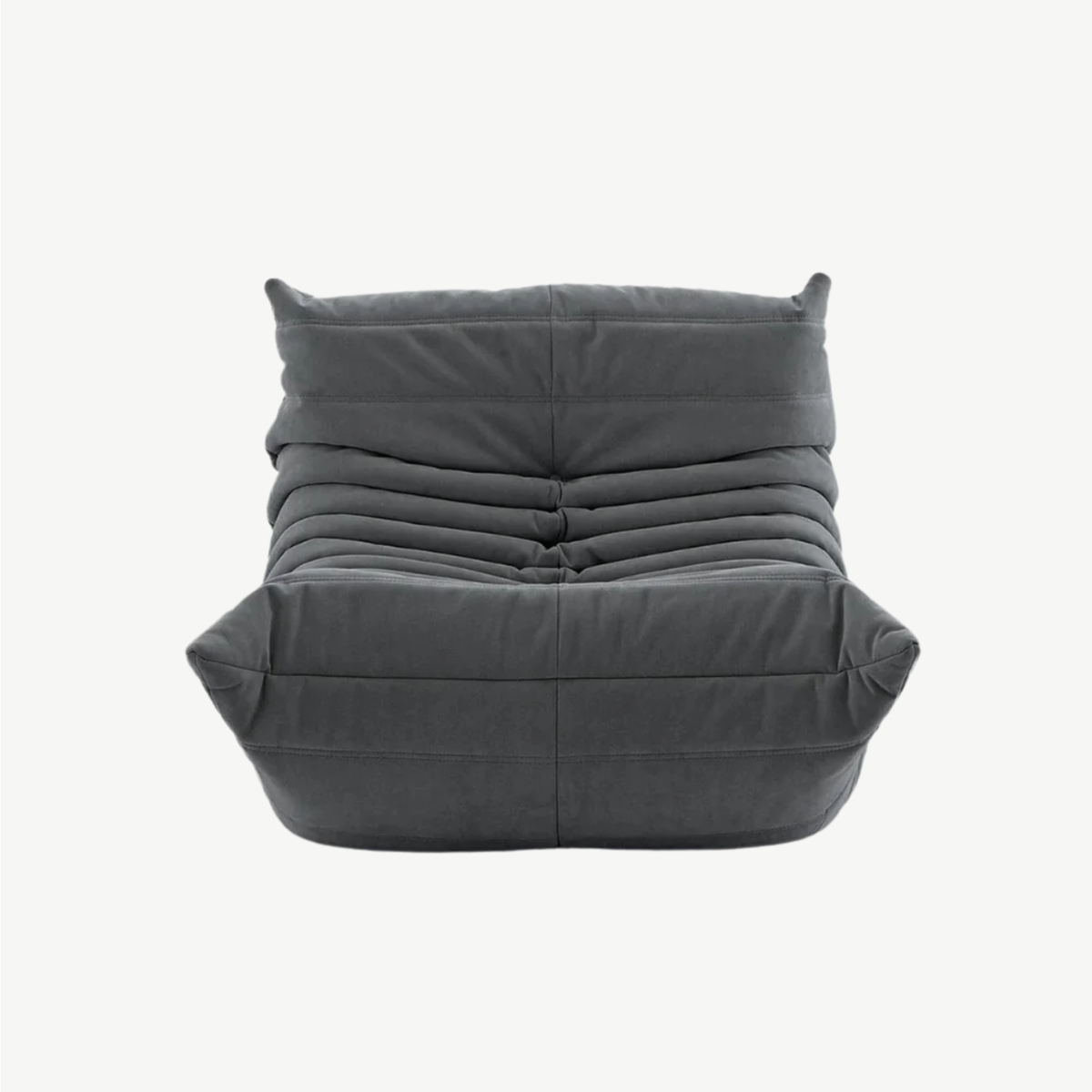 LUMA Mini – Lounge-Sessel Anthrazit, komprimiert geliefert – Ansicht 3