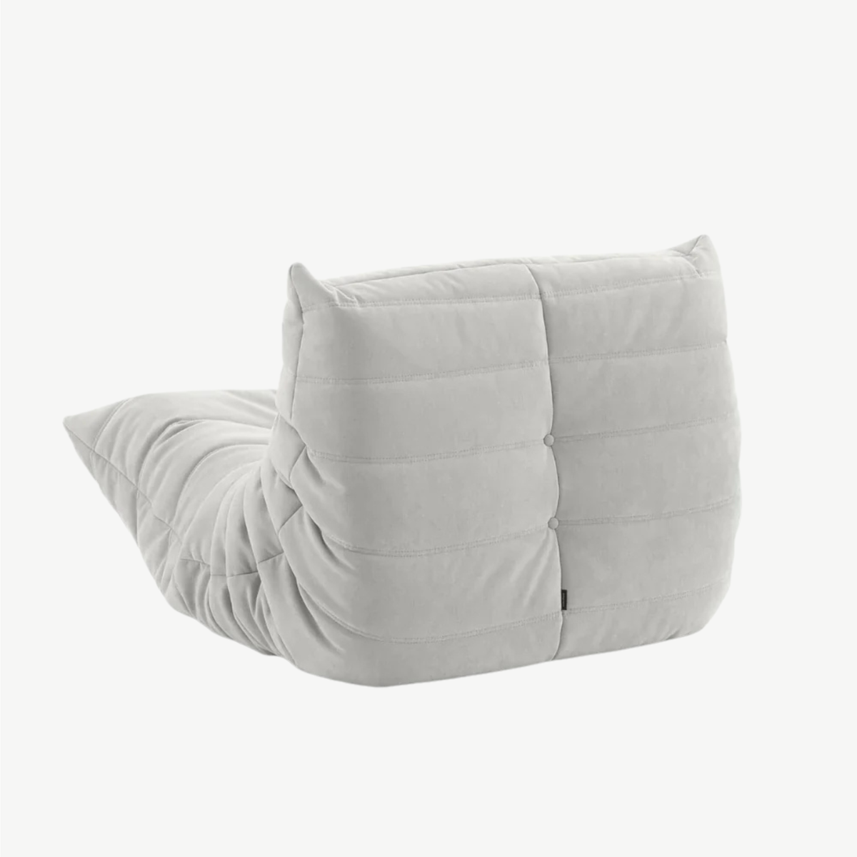 LUMA Mini – Lounge-Sessel Perlgrau, komprimiert geliefert – Ansicht 5