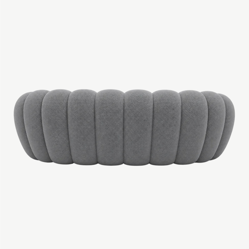 BULÉA Maxi – Design-Sofa 3-Sitzer Mausgrau, komprimiert geliefert – Ansicht 5