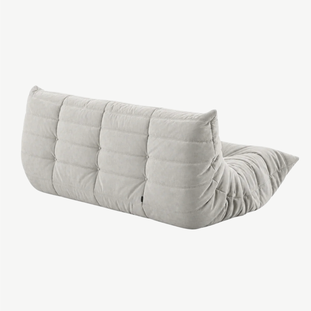 LUMA Maxi – Lounge-Sofa 3-Sitzer Perlgrau, komprimiert geliefert – Ansicht 5