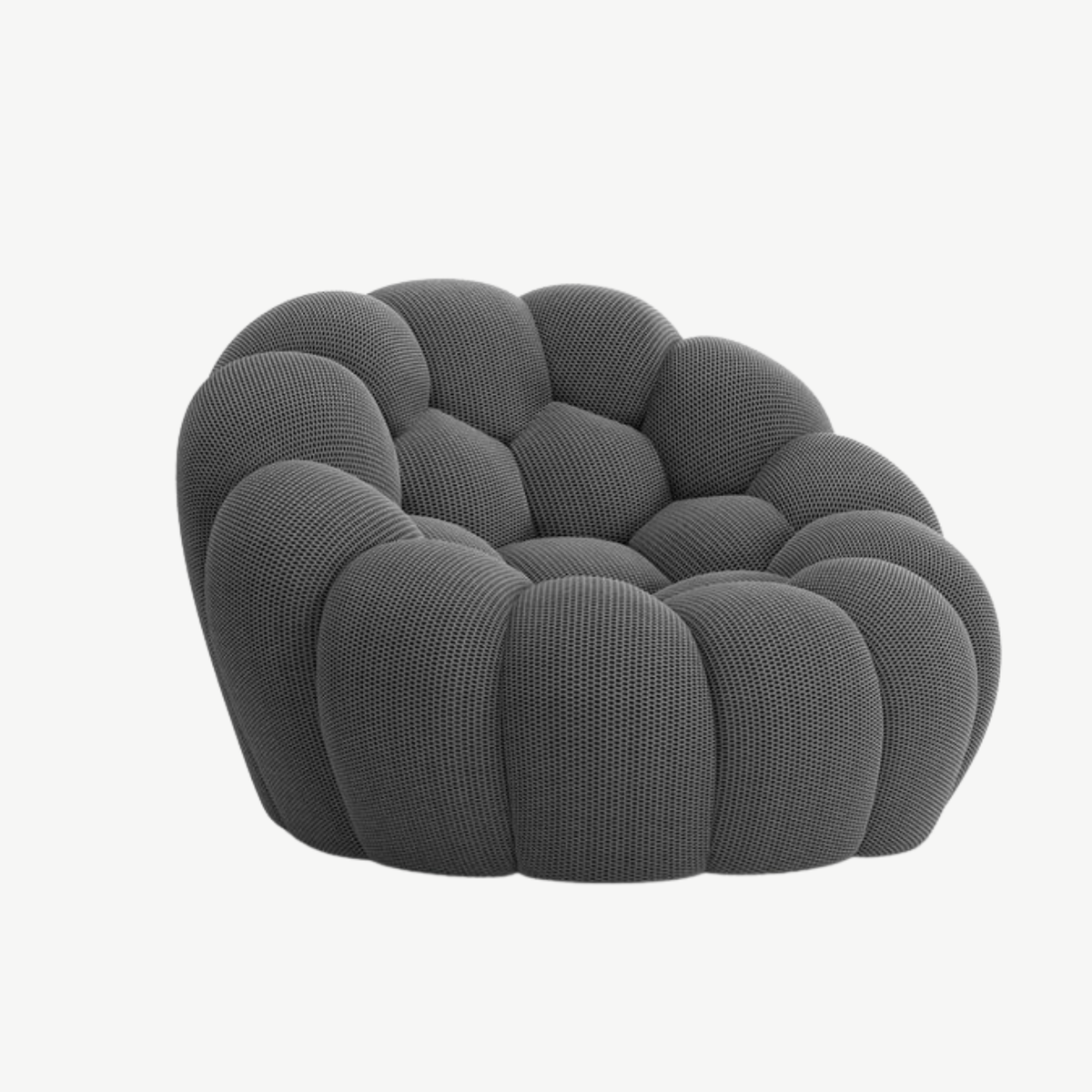 BULÉA Mini – Design-Sessel Anthrazit, komprimiert geliefert