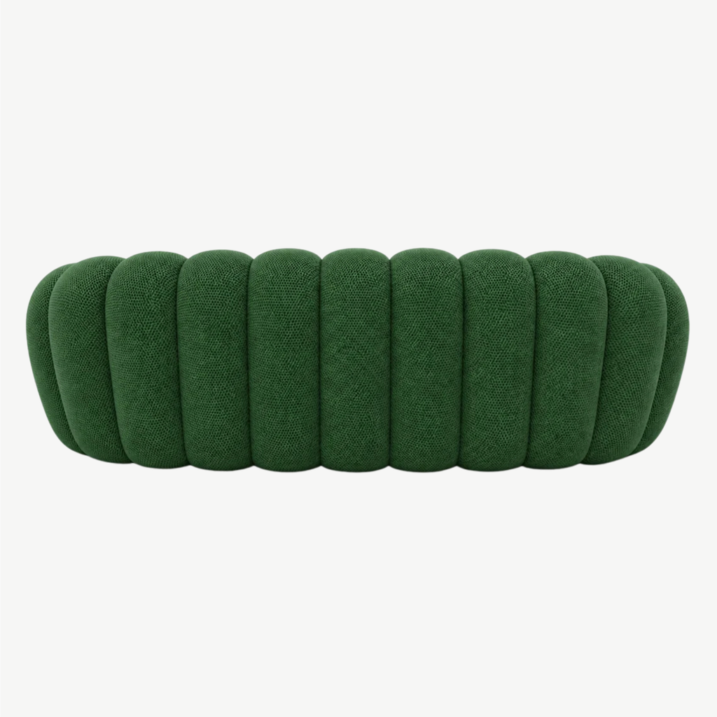BULÉA Maxi – Design-Sofa 3-Sitzer Waldgrün, komprimiert geliefert – Ansicht 5