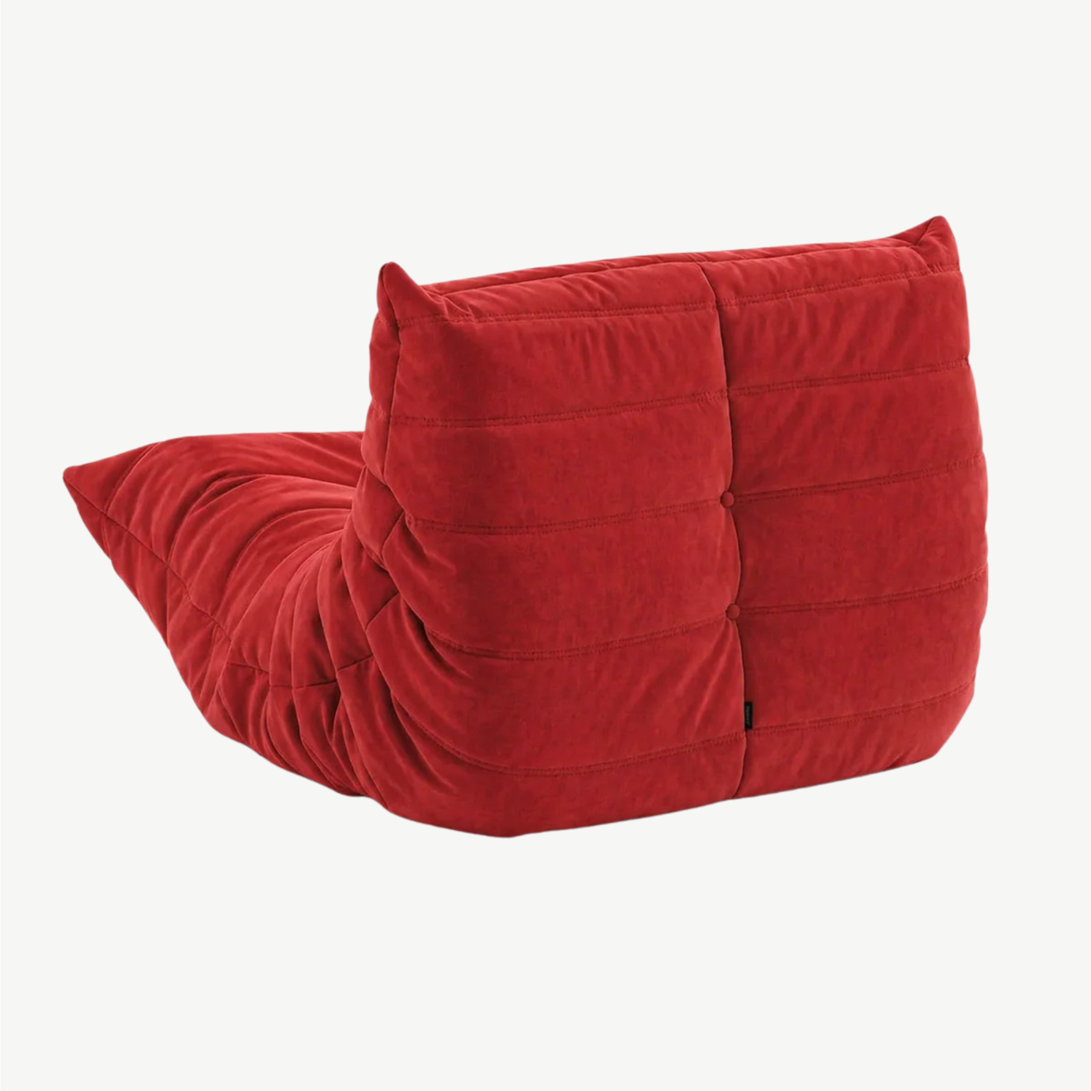 LUMA Mini – Lounge-Sessel Karminrot, komprimiert geliefert – Ansicht 5