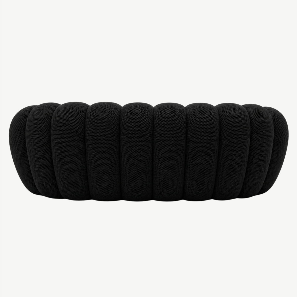 BULÉA Maxi – Design-Sofa 3-Sitzer Tiefschwarz, komprimiert geliefert – Ansicht 5