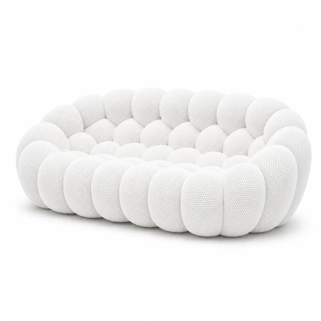 BULÉA Maxi – Design-Sofa 3-Sitzer Schneeweiß, komprimiert geliefert