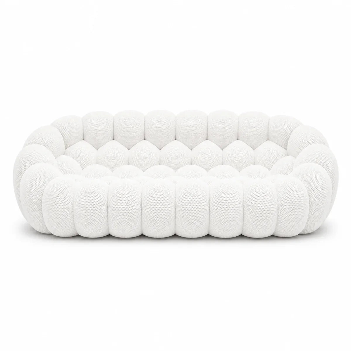 BULÉA Maxi – Design-Sofa 3-Sitzer Schneeweiß, komprimiert geliefert – Ansicht 3