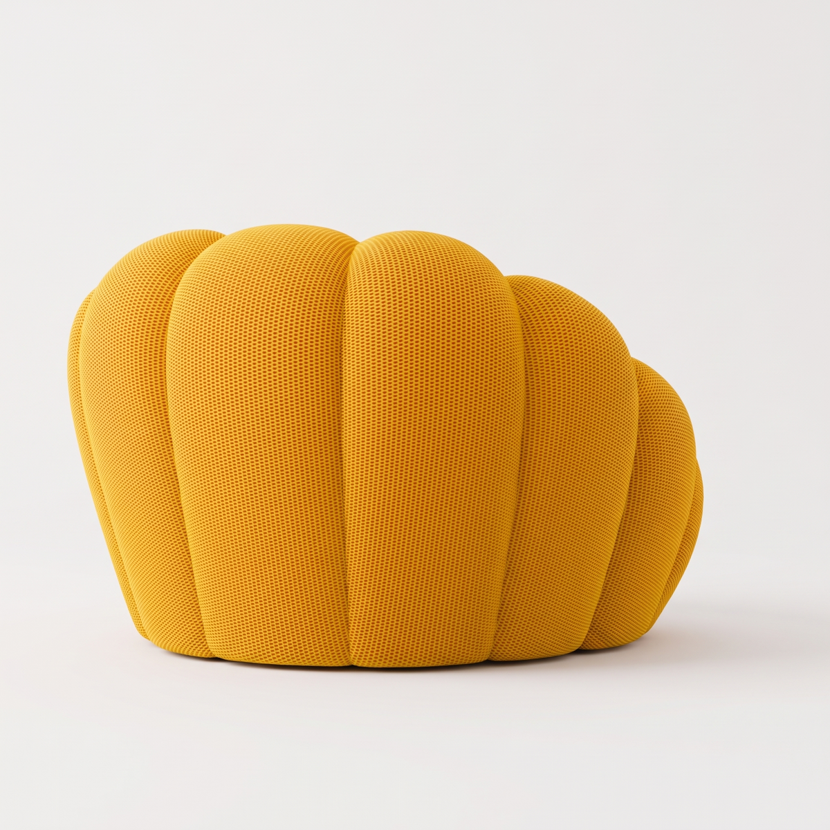 BULÉA Mini – Design-Sessel Sonnengelb, komprimiert geliefert – Ansicht 5