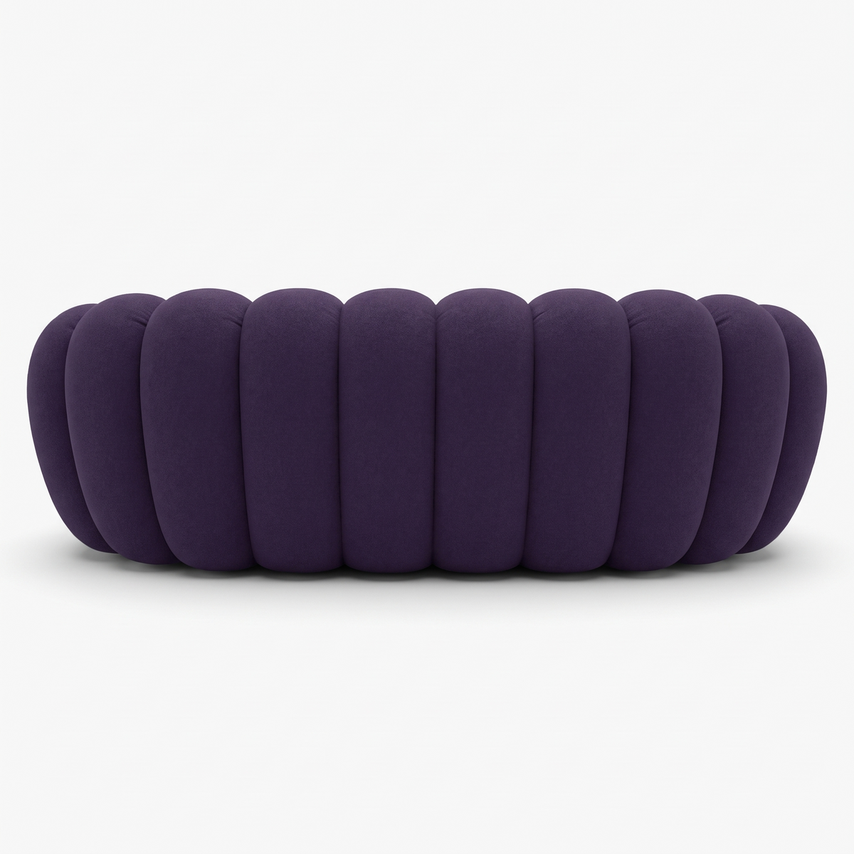 BULÉA Maxi – Design-Sofa 3-Sitzer Aubergine, komprimiert geliefert – Ansicht 5