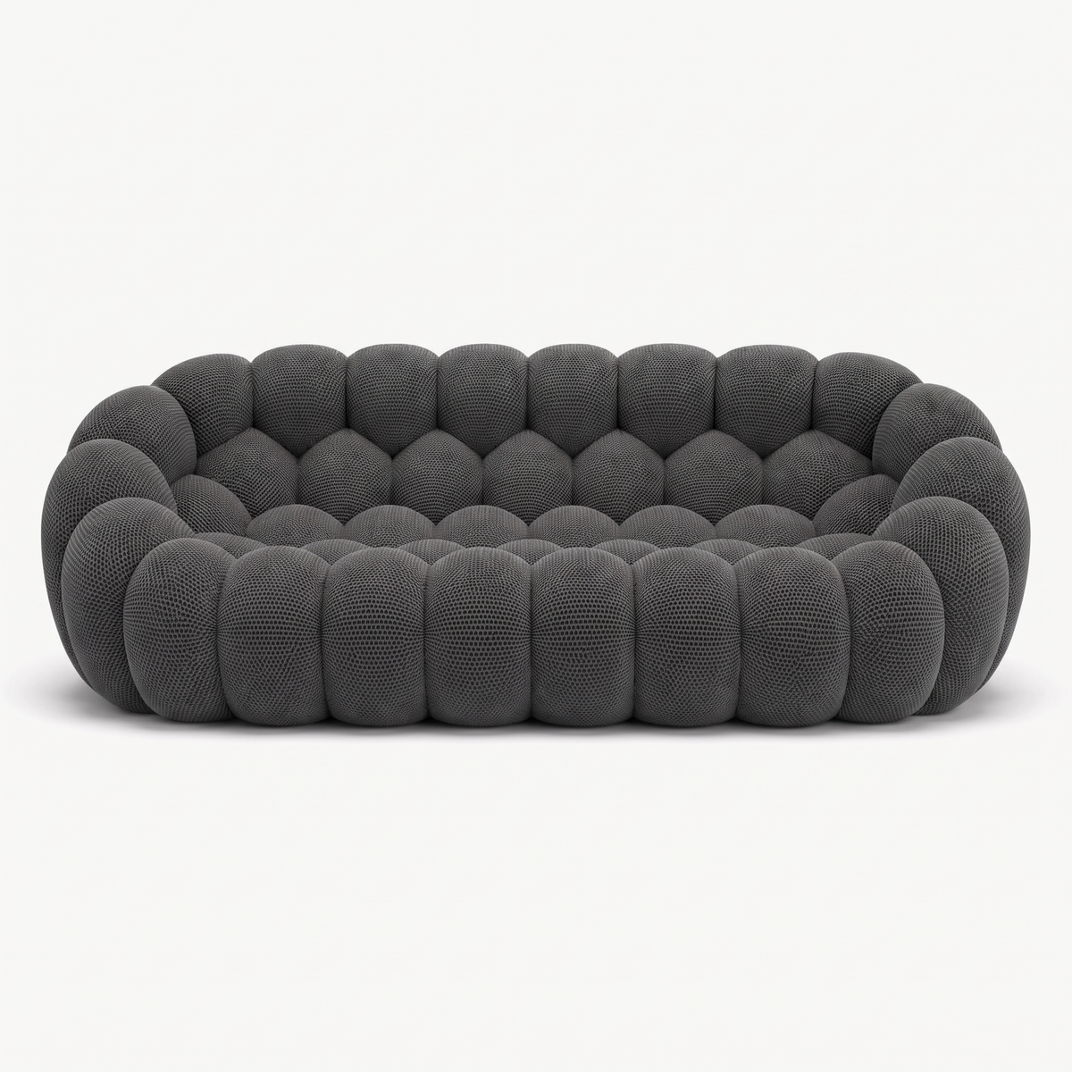BULÉA Maxi – Design-Sofa 3-Sitzer Anthrazit, komprimiert geliefert – Ansicht 3
