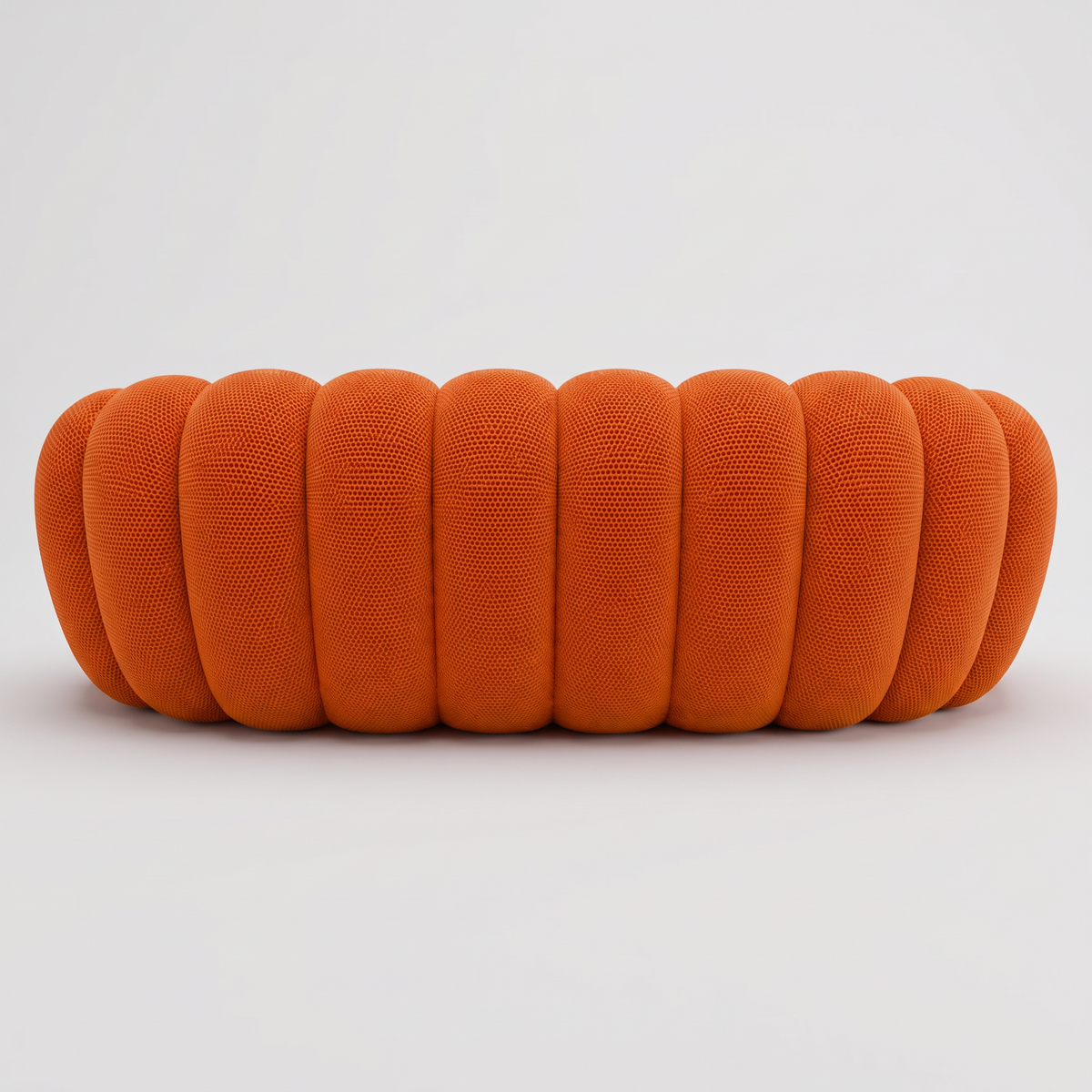BULÉA Maxi – Design-Sofa 3-Sitzer Mandarinorange, komprimiert geliefert – Ansicht 5