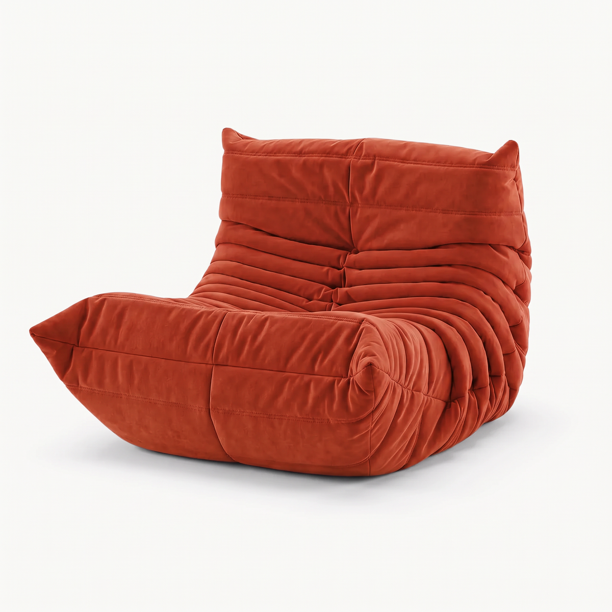LUMA Mini – Lounge-Sessel Paprikaorange, komprimiert geliefert