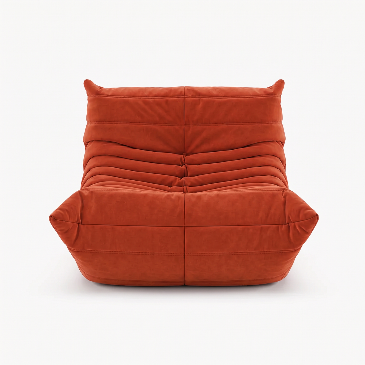 LUMA Mini – Lounge-Sessel Paprikaorange, komprimiert geliefert – Ansicht 3