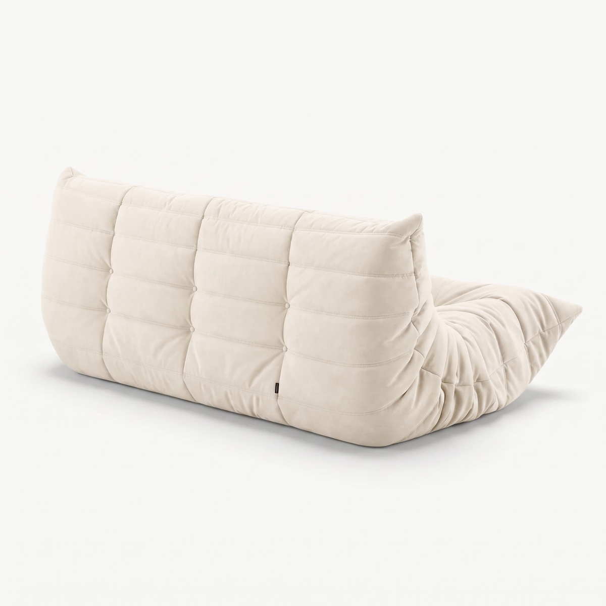 LUMA Maxi – Lounge-Sofa 3-Sitzer Baumwollweiß, komprimiert geliefert – Ansicht 5