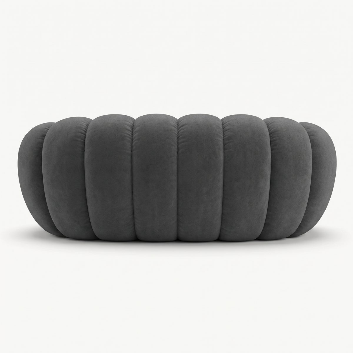 BULÉA – Design-Sofa 2-Sitzer Anthrazit, komprimiert geliefert – Ansicht 5
