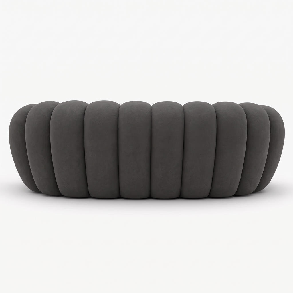 BULÉA Maxi – Design-Sofa 3-Sitzer Anthrazit, komprimiert geliefert – Ansicht 5
