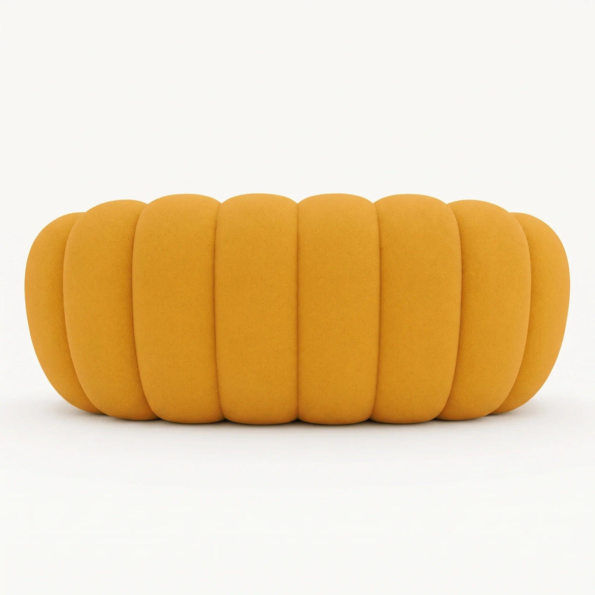 BULÉA – Design-Sofa 2-Sitzer Sonnengelb, komprimiert geliefert – Ansicht 5