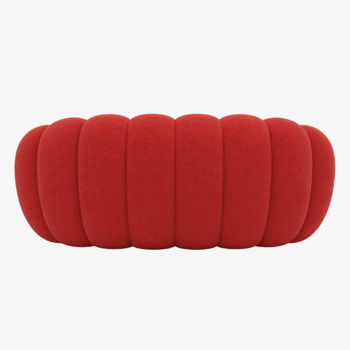 BULÉA – Design-Sofa 2-Sitzer Korallenrot, komprimiert geliefert – Ansicht 5