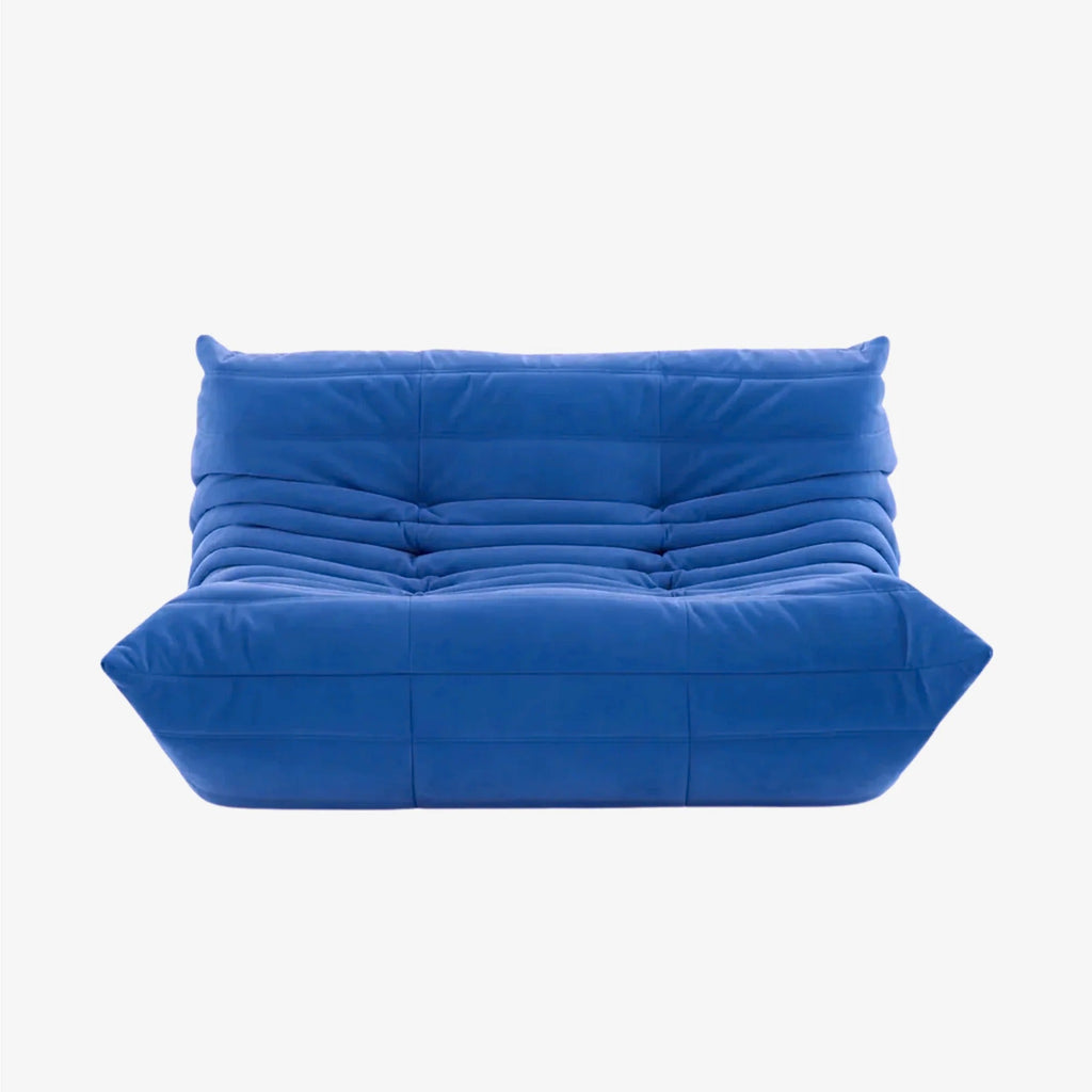 LUMA – Lounge-Sofa 2-Sitzer Königsblau, komprimiert geliefert – Ansicht 3