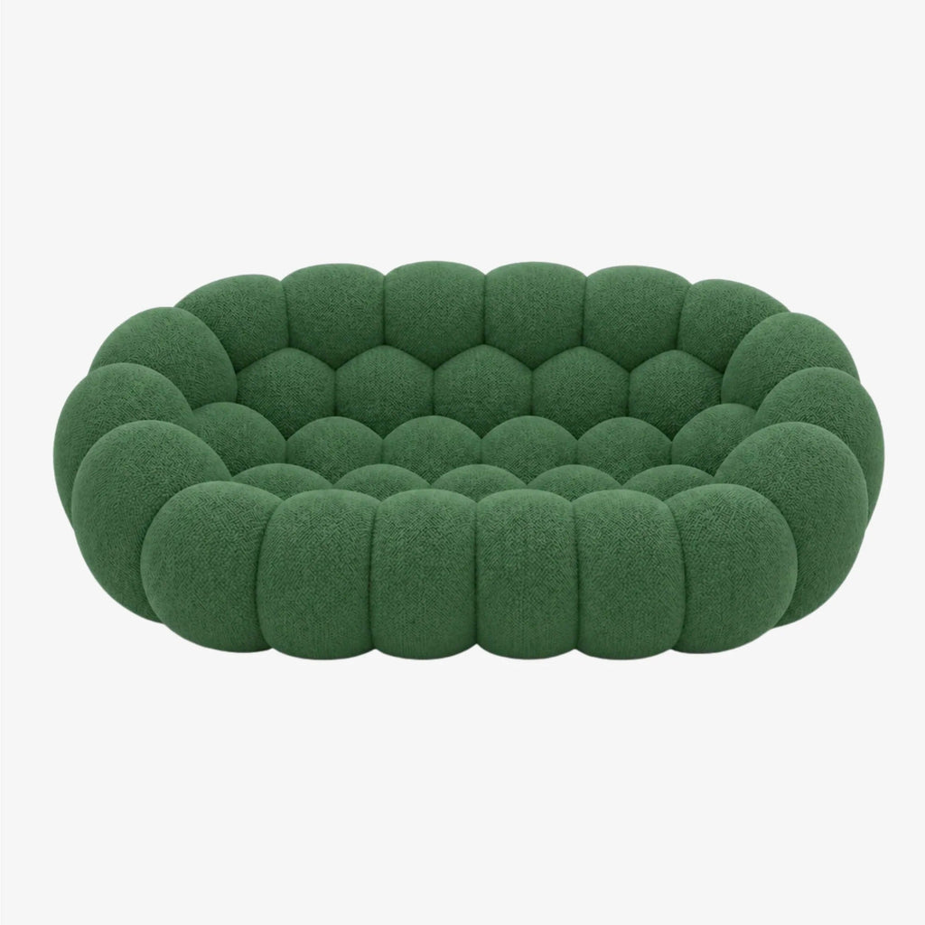 BULÉA – Design-Sofa 2-Sitzer Waldgrün, komprimiert geliefert – Ansicht 3