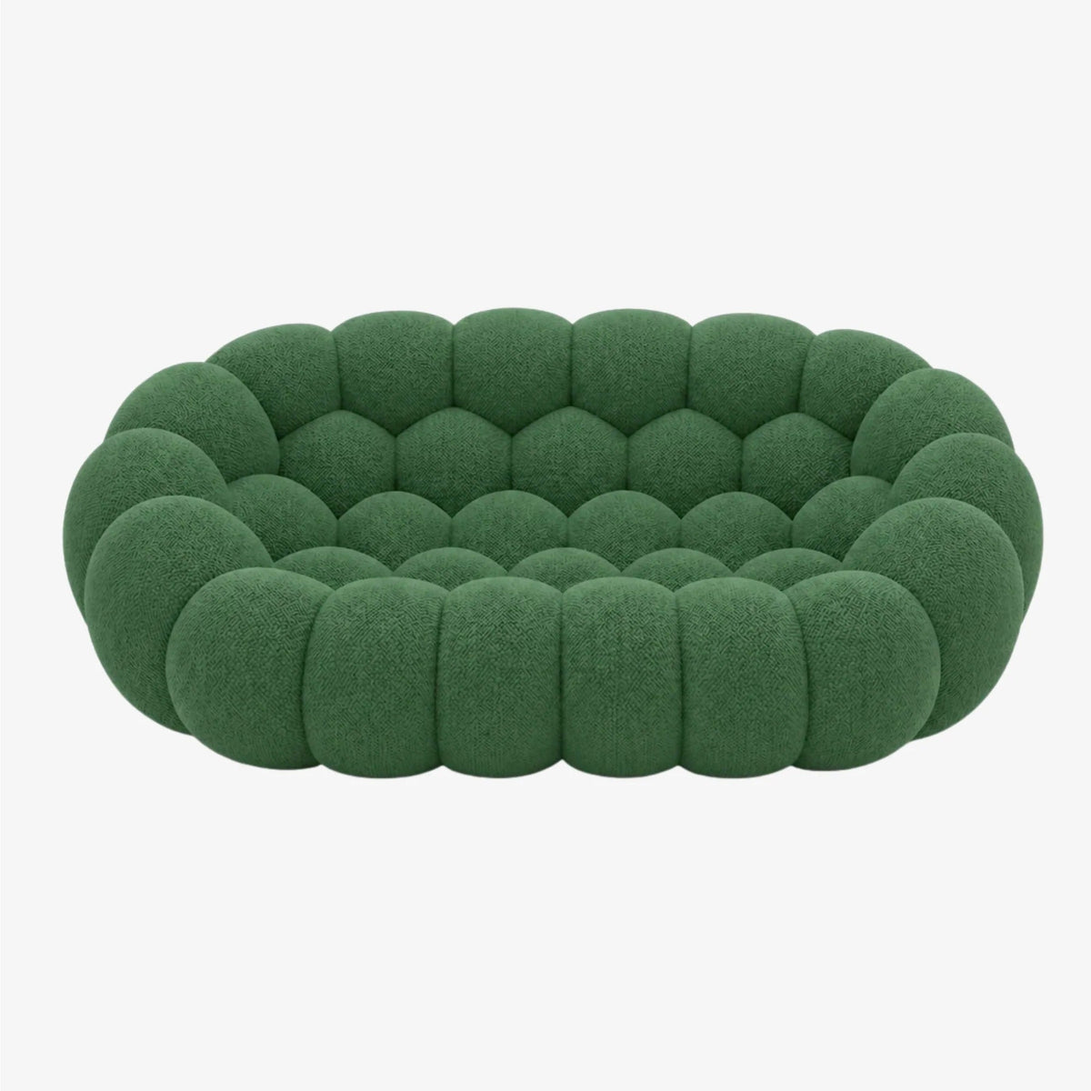 BULÉA – Design-Sofa 2-Sitzer Waldgrün, komprimiert geliefert – Ansicht 3
