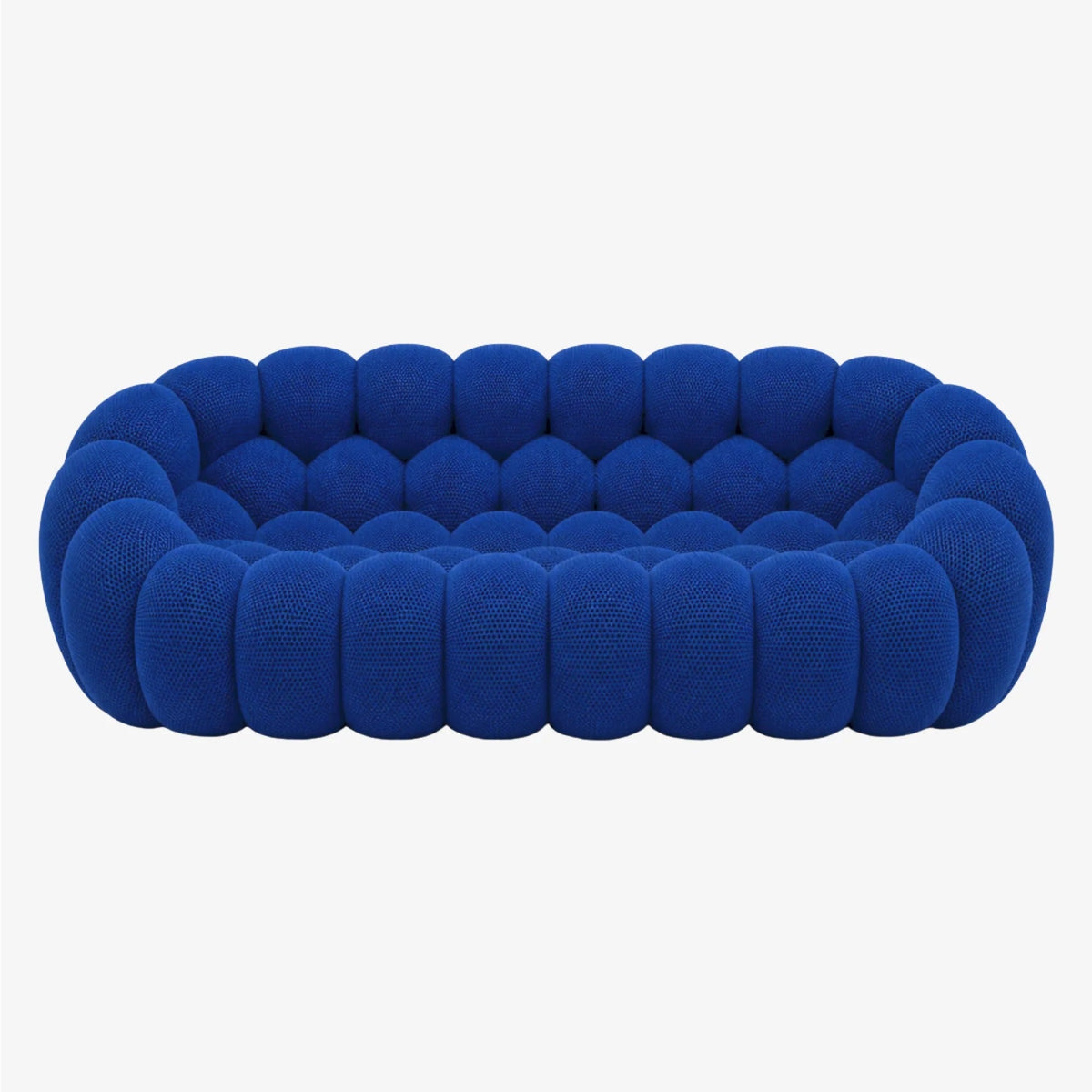 BULÉA Maxi – Design-Sofa 3-Sitzer Königsblau, komprimiert geliefert – Ansicht 3