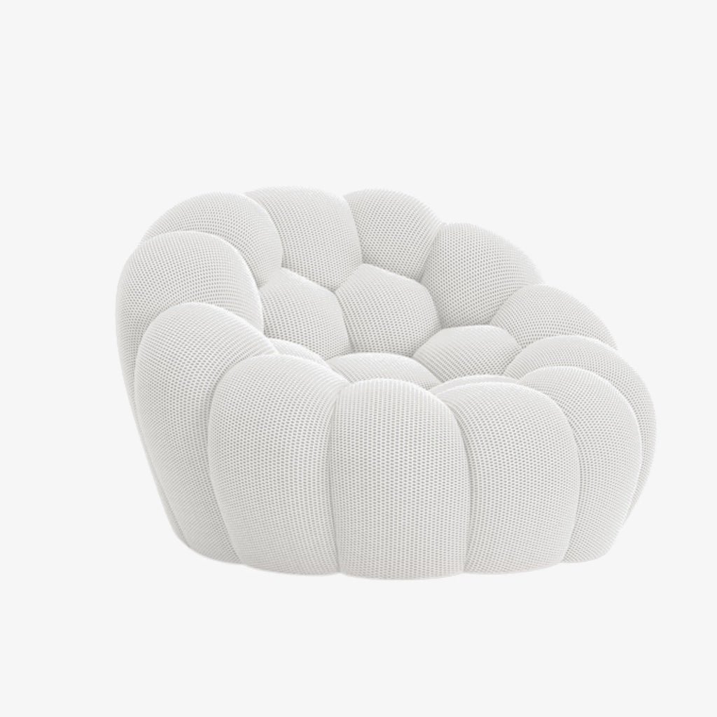BULÉA Mini – Design-Sessel Schneeweiß, komprimiert geliefert