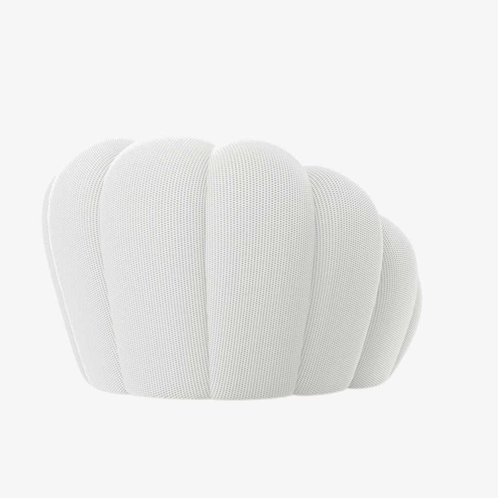 BULÉA Mini – Design-Sessel Schneeweiß, komprimiert geliefert – Ansicht 5