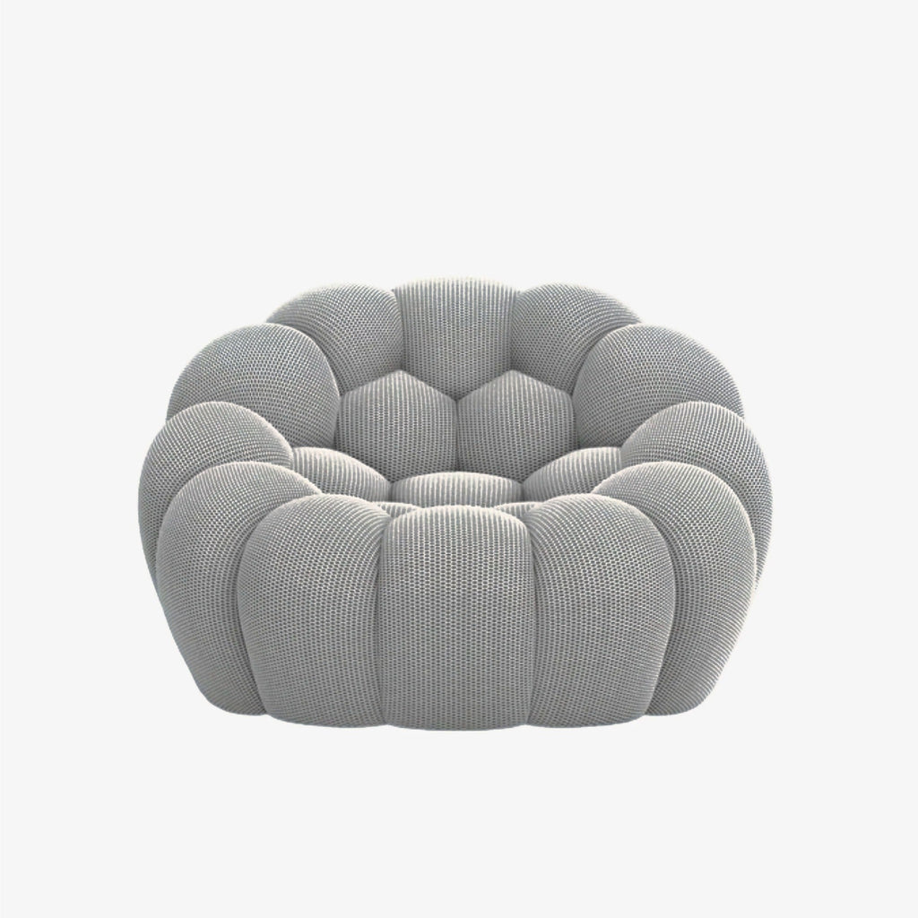BULÉA Mini – Design-Sessel Mausgrau, komprimiert geliefert – Ansicht 3