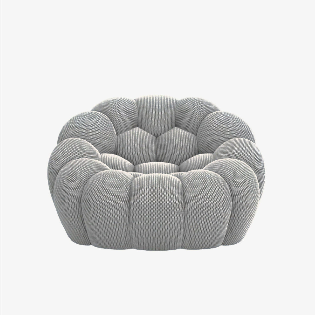 BULÉA Mini – Design-Sessel Mausgrau, komprimiert geliefert – Ansicht 3