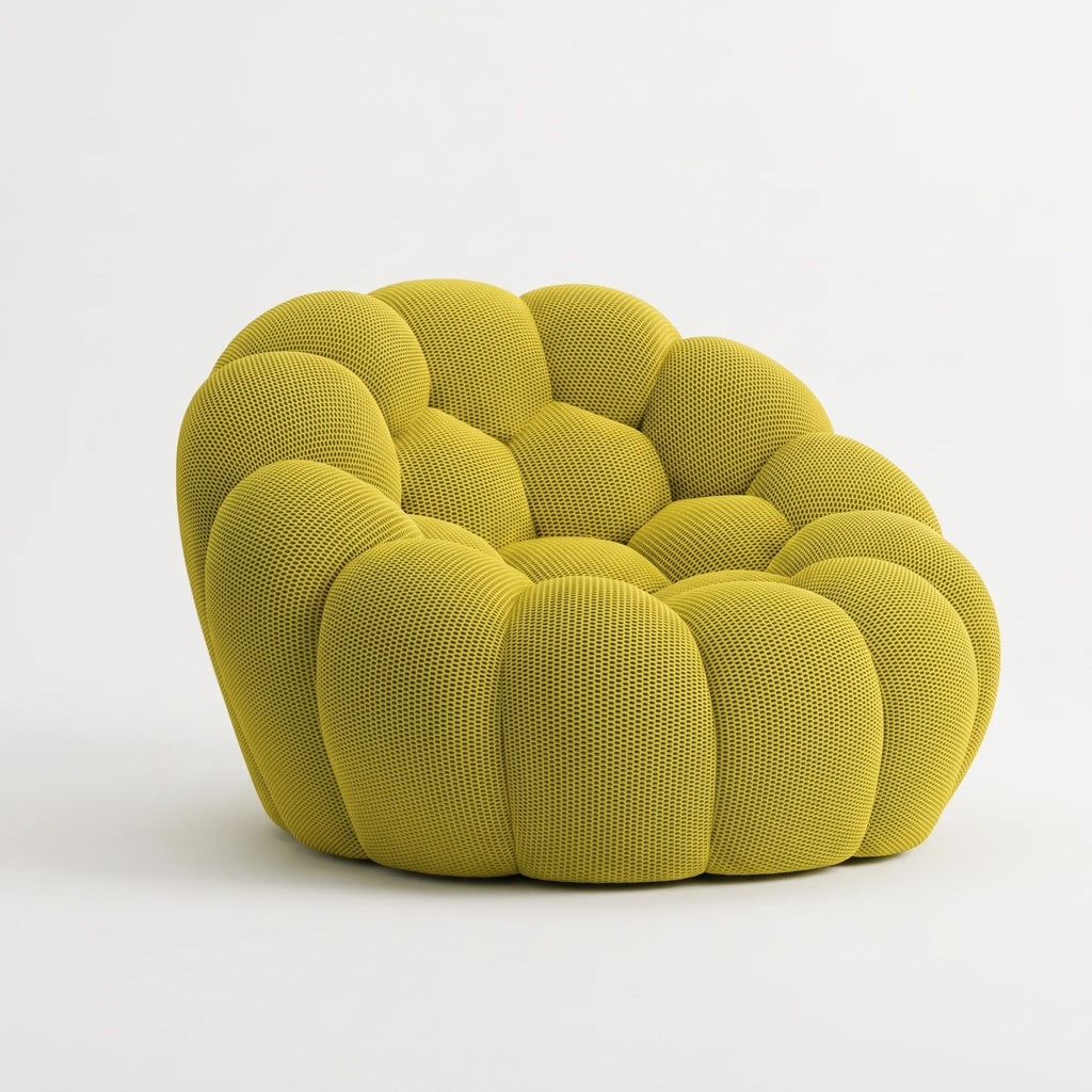 BULÉA Mini – Design-Sessel Anisgrün, komprimiert geliefert