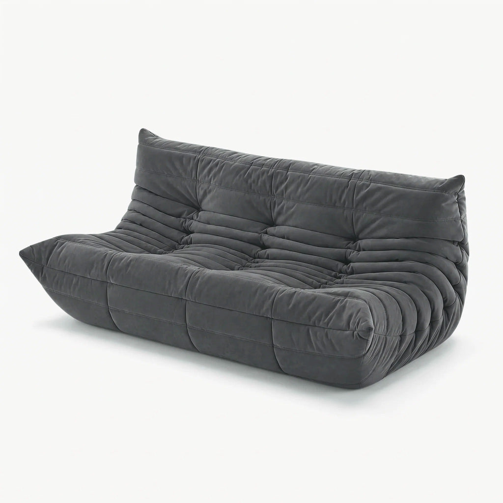 LUMA Maxi – Lounge-Sofa 3-Sitzer Anthrazit, komprimiert geliefert