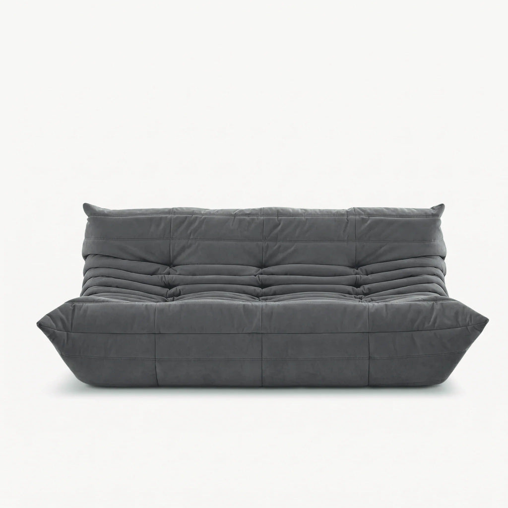 LUMA Maxi – Lounge-Sofa 3-Sitzer Anthrazit, komprimiert geliefert – Ansicht 3