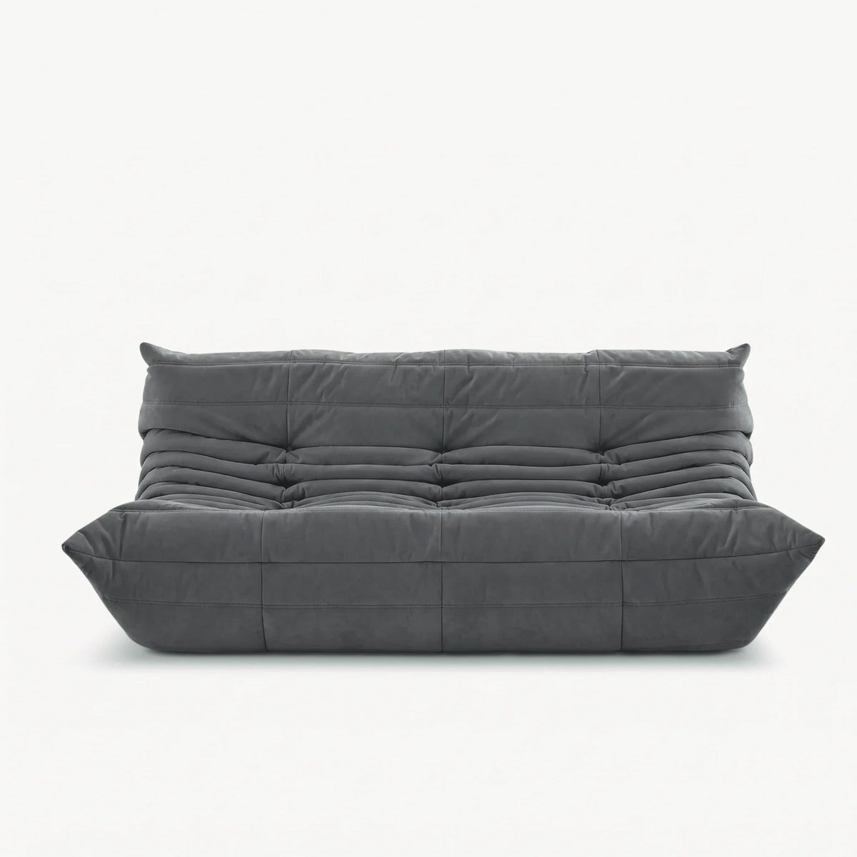 LUMA Maxi – Lounge-Sofa 3-Sitzer Anthrazit, komprimiert geliefert – Ansicht 3