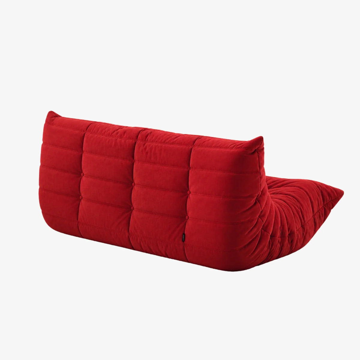 LUMA Maxi – Lounge-Sofa 3-Sitzer Karminrot, komprimiert geliefert – Ansicht 5