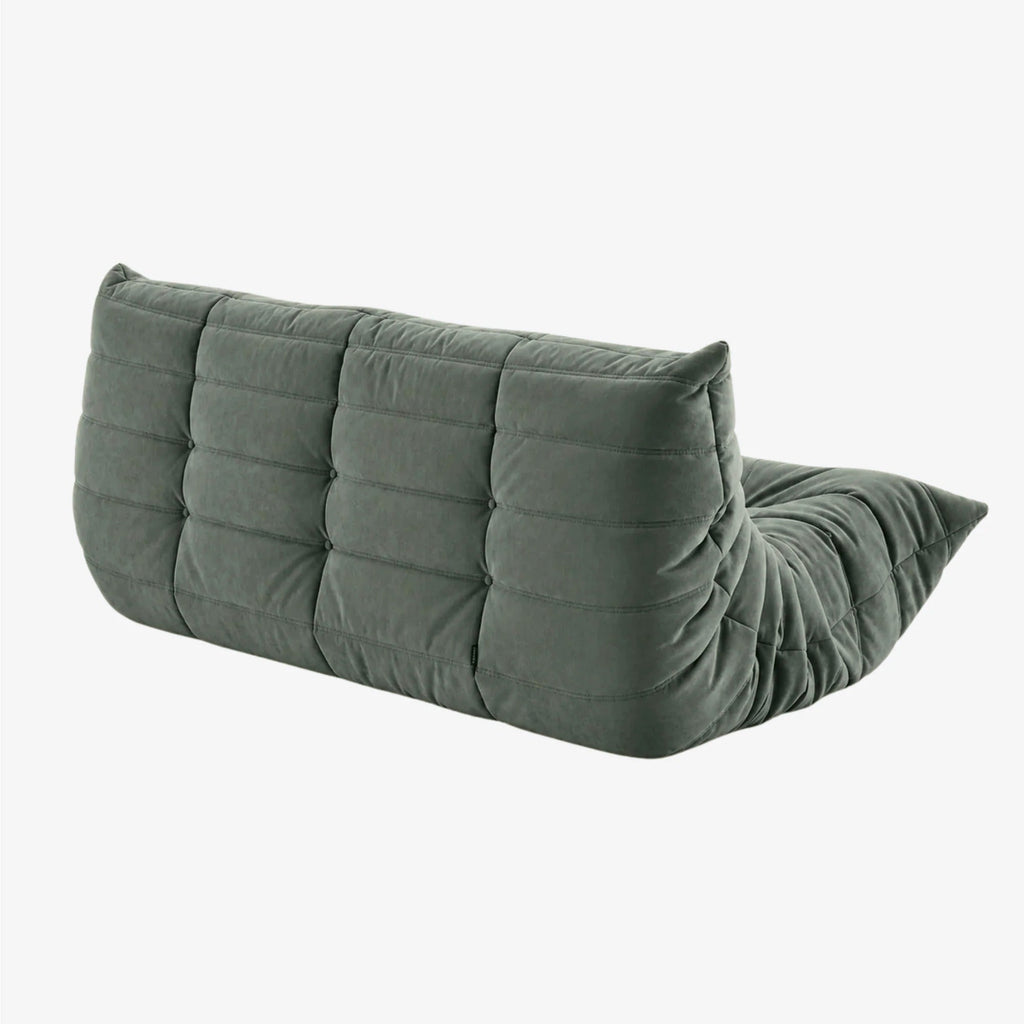 LUMA Maxi – Lounge-Sofa 3-Sitzer Eukalyptusgrün, komprimiert geliefert – Ansicht 5