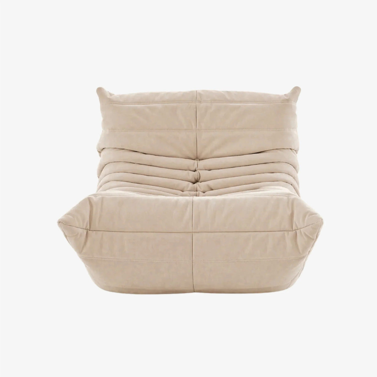 LUMA Mini – Lounge-Sessel Sandbeige, komprimiert geliefert – Ansicht 3
