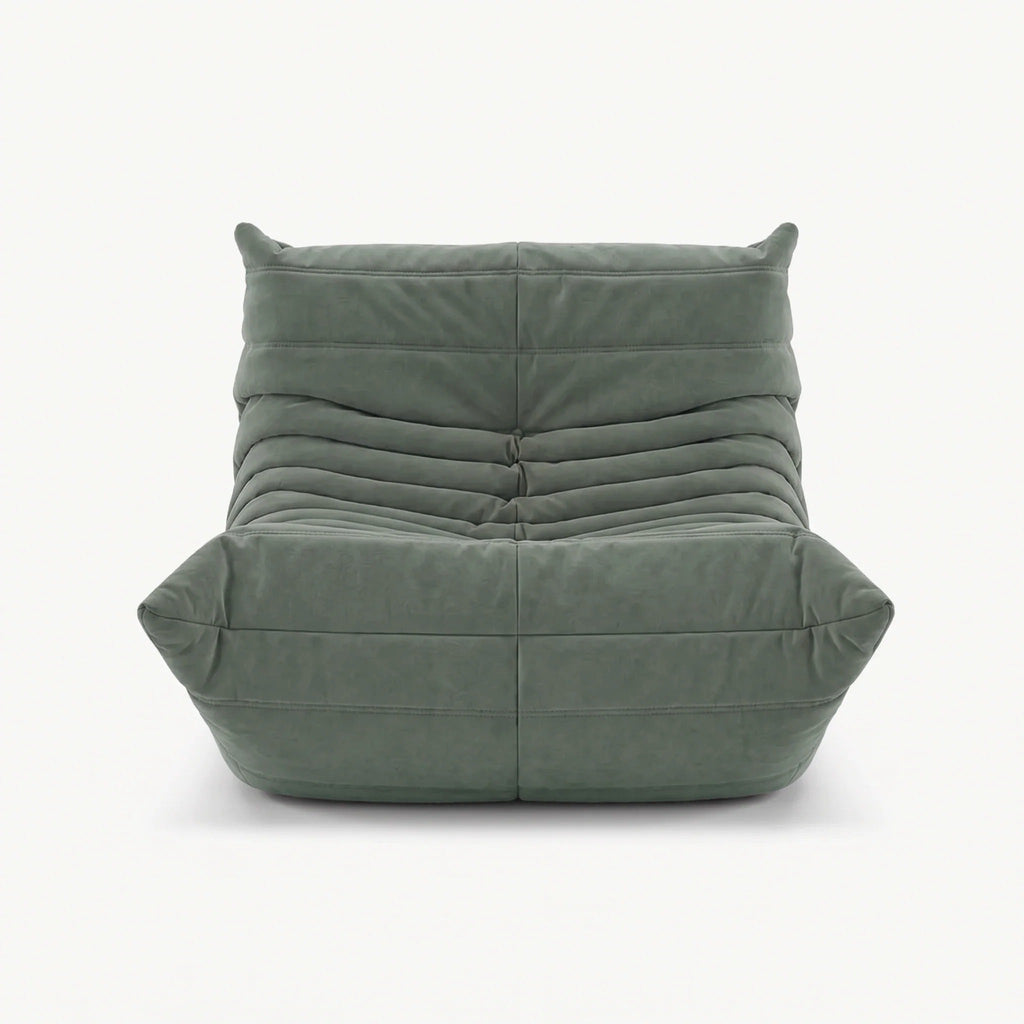 LUMA Mini – Lounge-Sessel Eukalyptusgrün, komprimiert geliefert – Ansicht 3