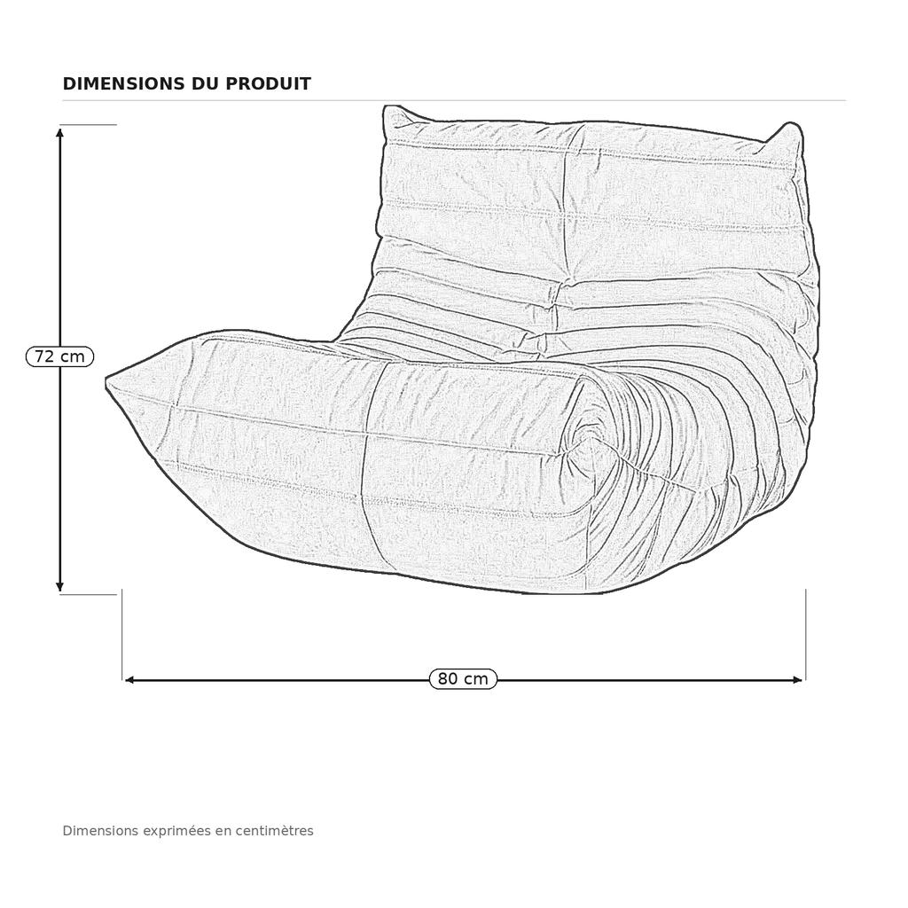 LUMA Mini – Lounge-Sessel Anthrazit, komprimiert geliefert – Ansicht 7